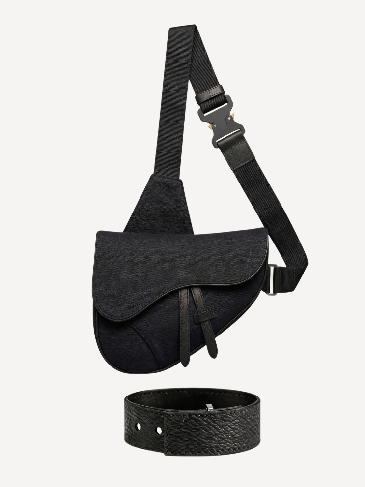 Black Leather Bracelet + any bag of your choice