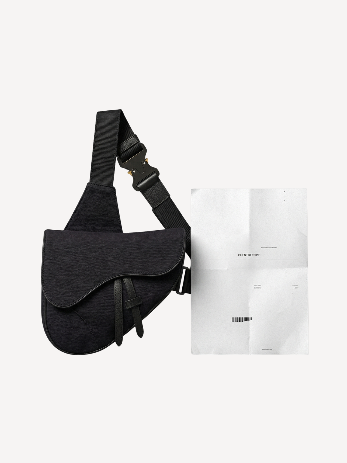 Black Saddle Bag