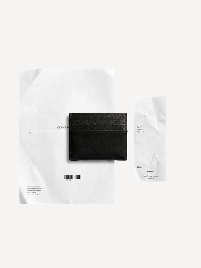 Black Card Holder