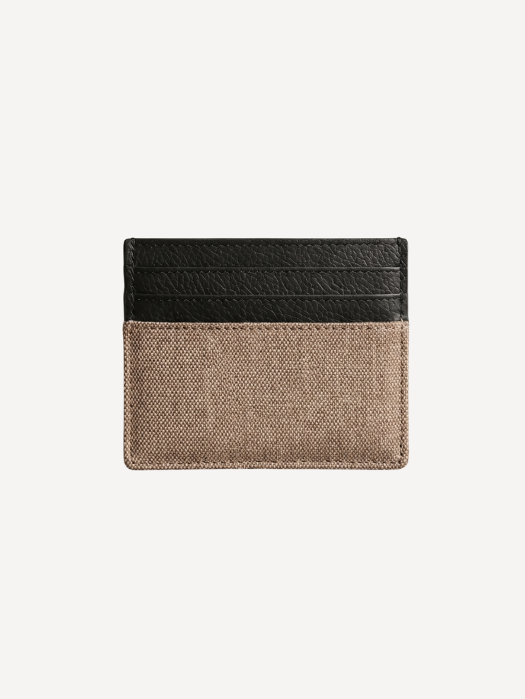 Beige Card Holder