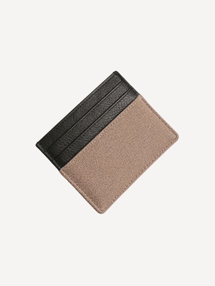 Beige Card Holder