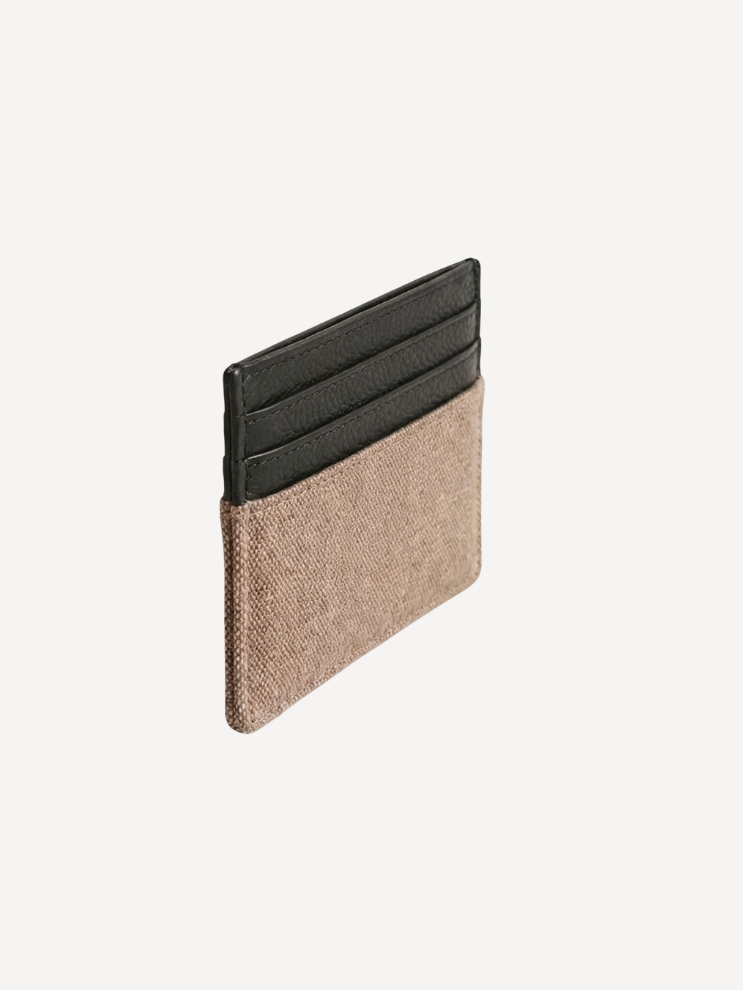 Beige Card Holder