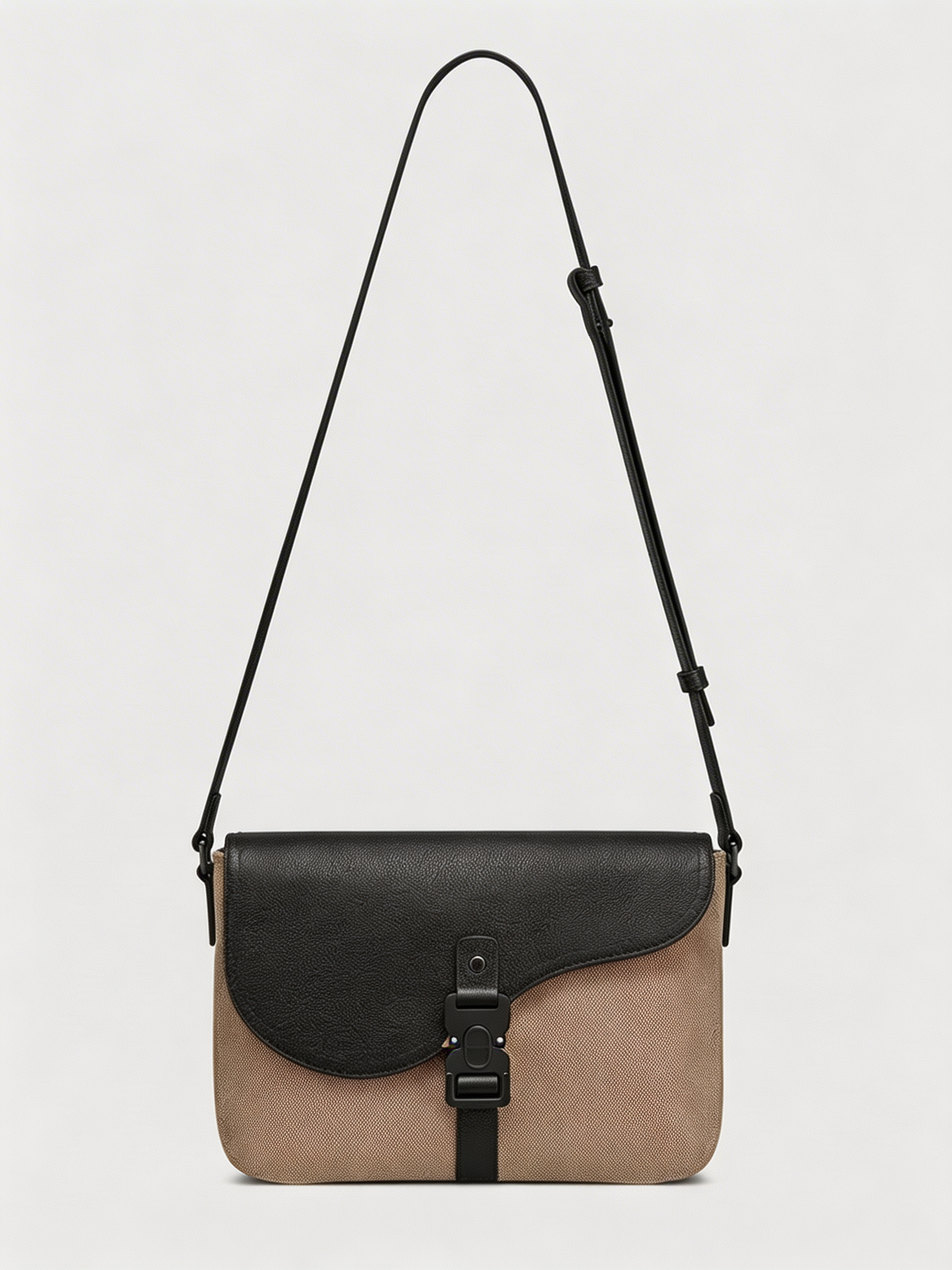 Beige Messenger Bag