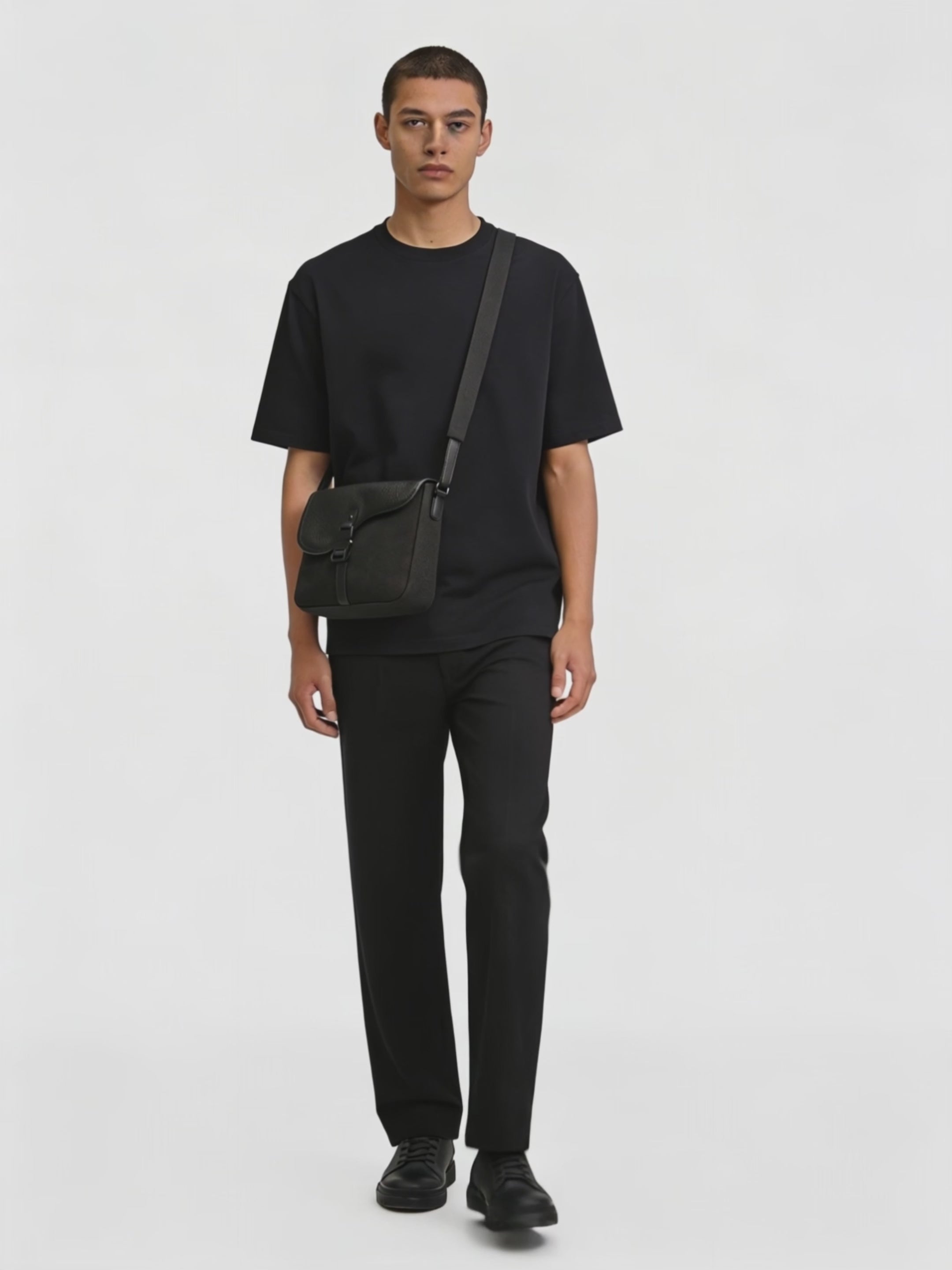 Black Messenger Bag